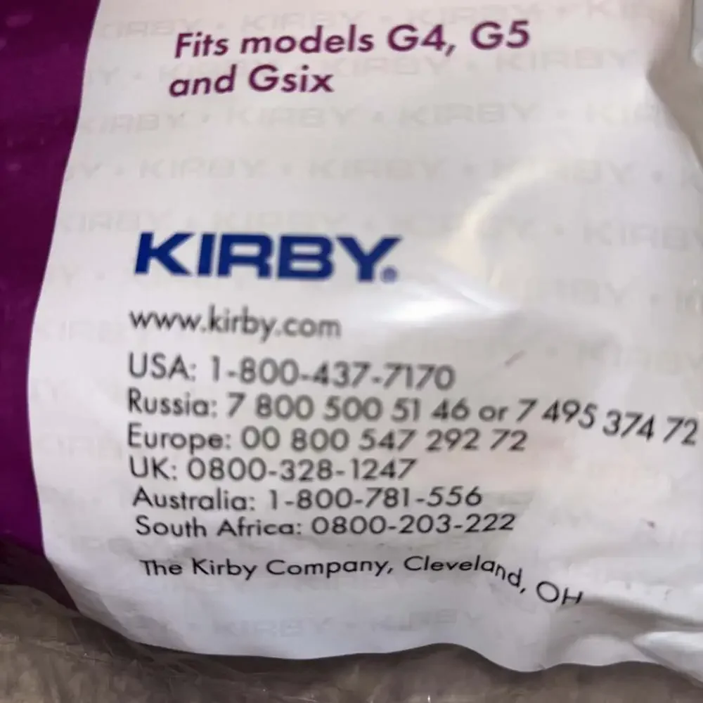 12 Genuine Kirby Micron Magic Vacuum Bags New Sealed Lot 3-Pack 9-Pack G4 G5 G6